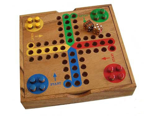Wooden Ludo