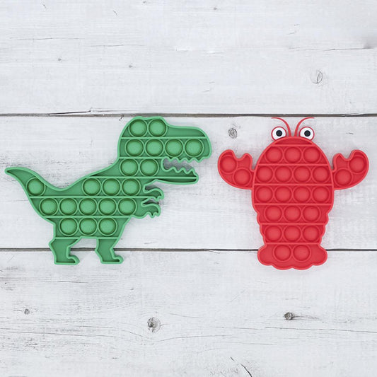 2-Pack: Push Pop Fidget Anti-Stress Pads