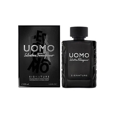 Uomo Signature for Men By Salvatore Ferragamo Eau de Parfum Spray 3.4 oz