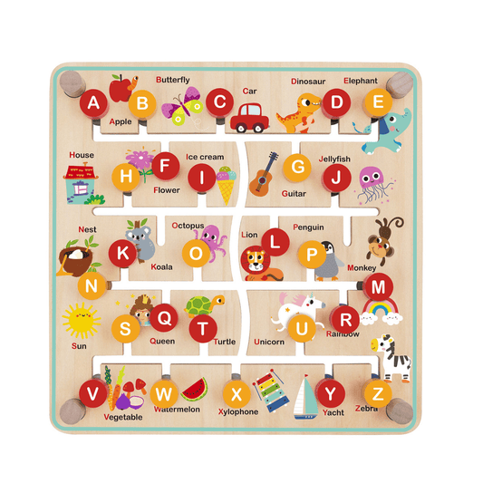 Alphabet and Farm Matching Sliding Board