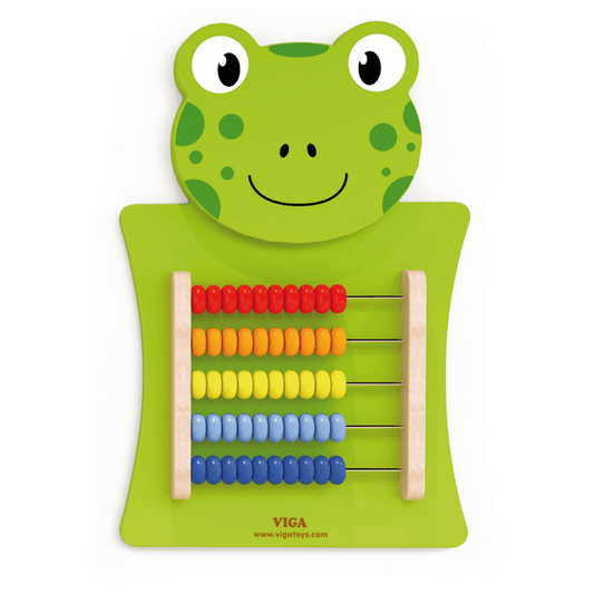 Wooden Frog Wall Activity Toy