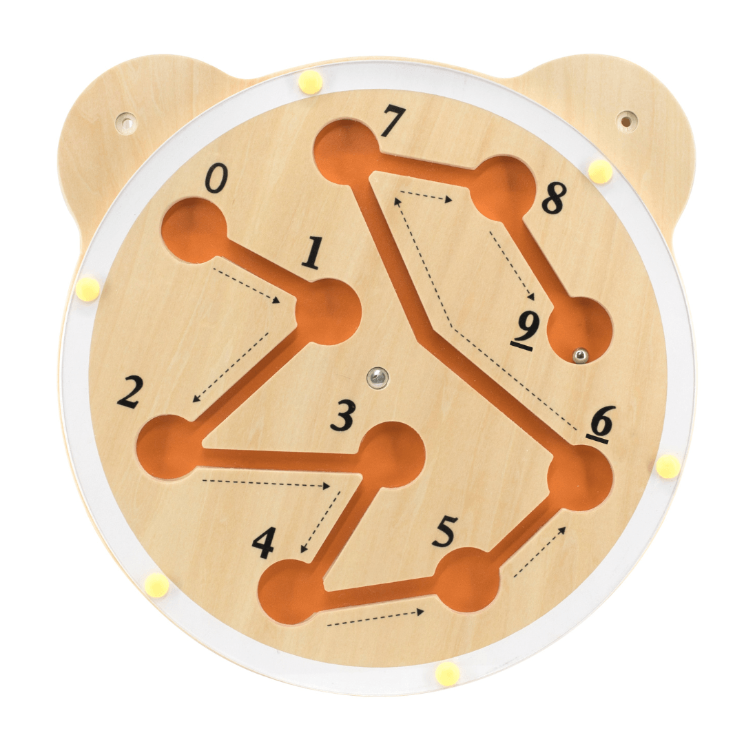 Wooden Wall Toy - Sliding Ball