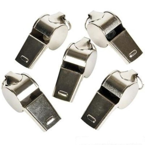 2" Whistle Keychain - Metal